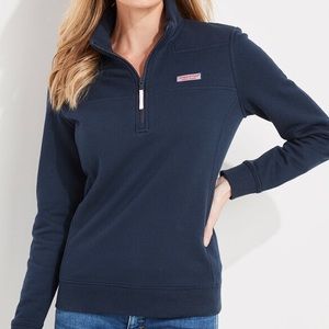 Vineyard Vines Navy Shep Shirt Quarter Zip